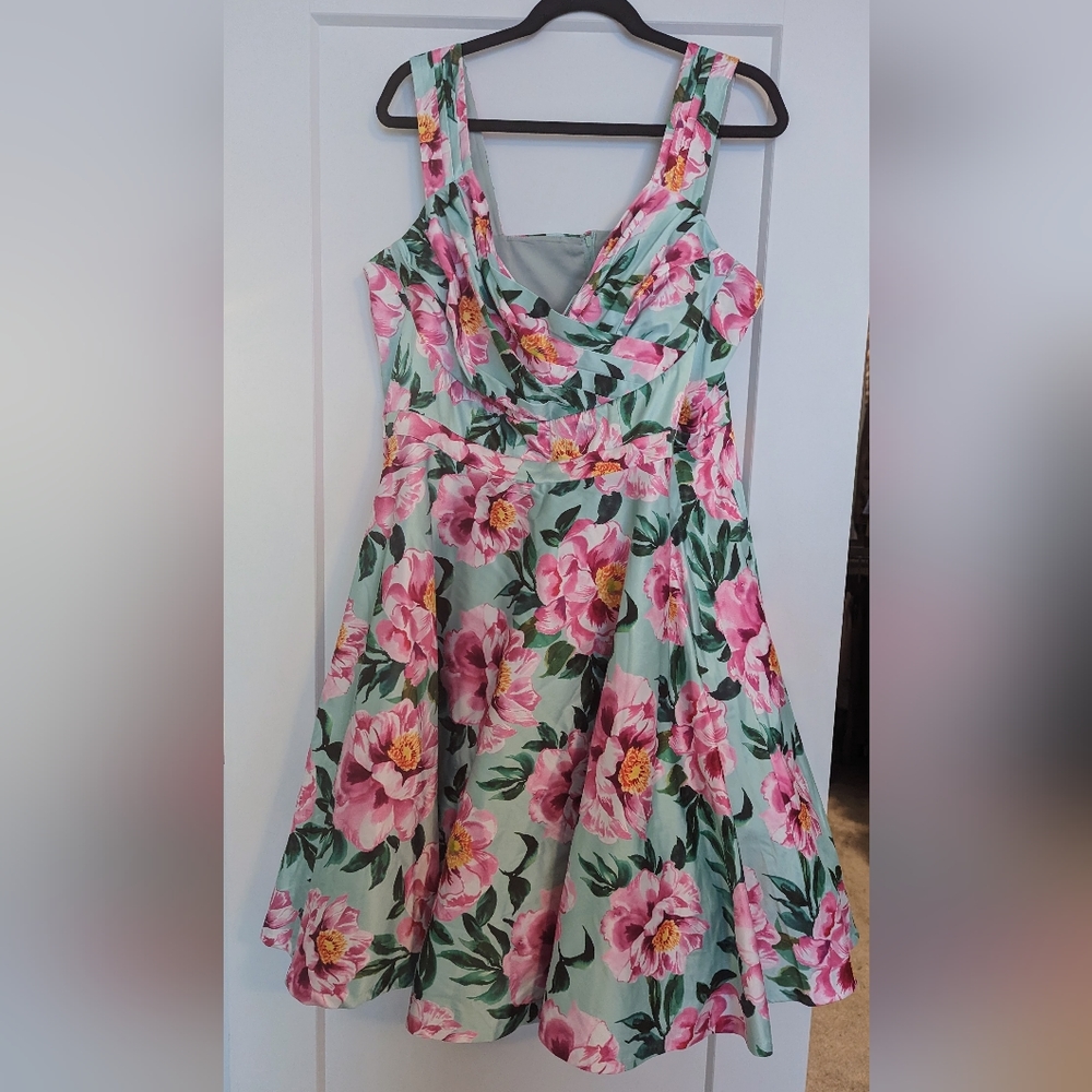 Modcloth Elegance My Way Satin Dress 2X